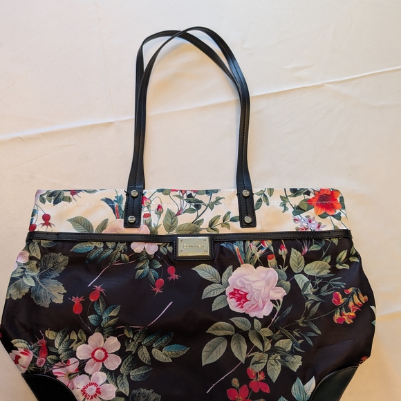 Calvin Klein Black Floral Tote - Picture 3 of 14
